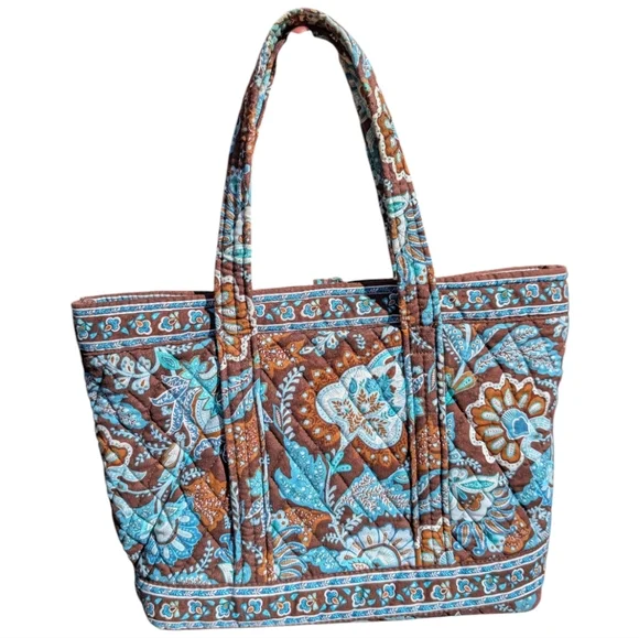 Vera Bradley Java Blue Tote (EUC) - Picture 3 of 10